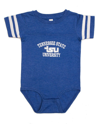 TSU Vintage Jersey Baby One Piece (Heather Blue)