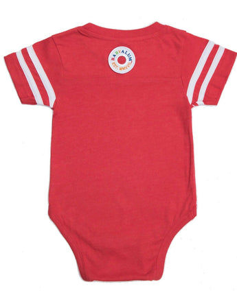 TSU Vintage Jersey Baby One Piece (Heather Red)