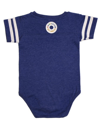 JSU Vintage Jersey Baby One Piece (Heather Navy Blue)