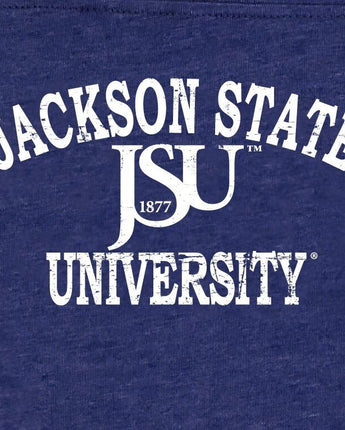 JSU Vintage Jersey T-Shirt (Heather Navy Blue)