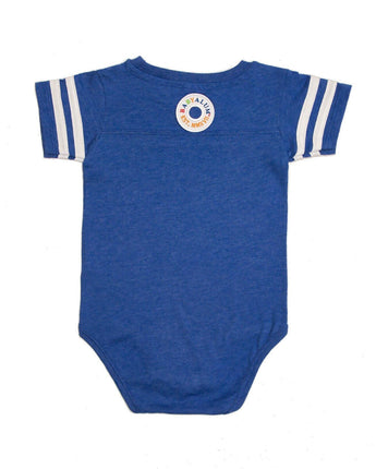 TSU Vintage Jersey Baby One Piece (Heather Blue)